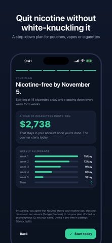 NicDrop: Quit Smoking & Vaping Screenshot 1 of 6