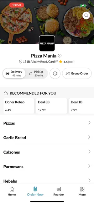 Pizza Mania Cardiff screenshot 2