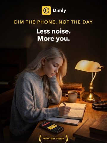 Dimly: Screen Time App Blocker iPad screenshot