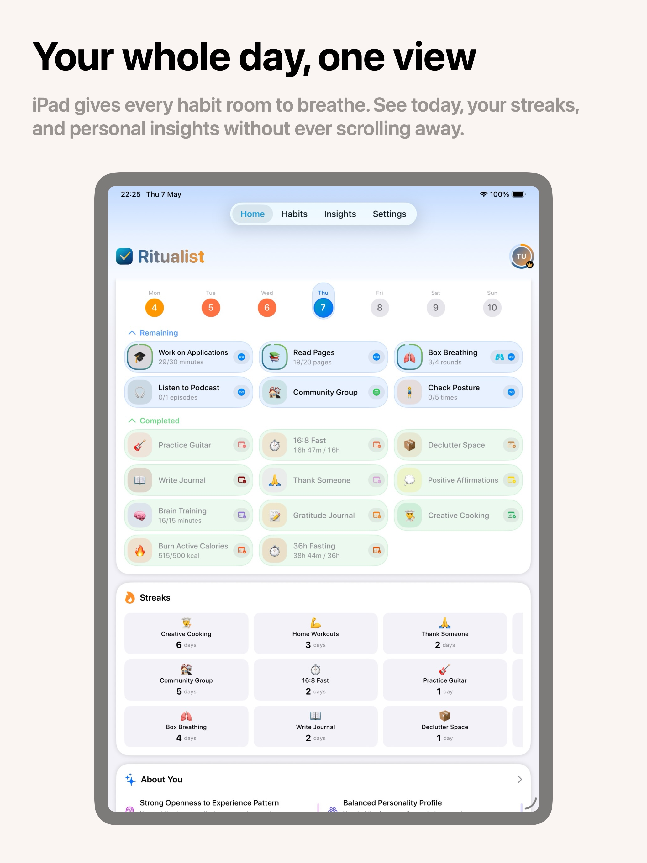 Ritualist: Habit Tracker