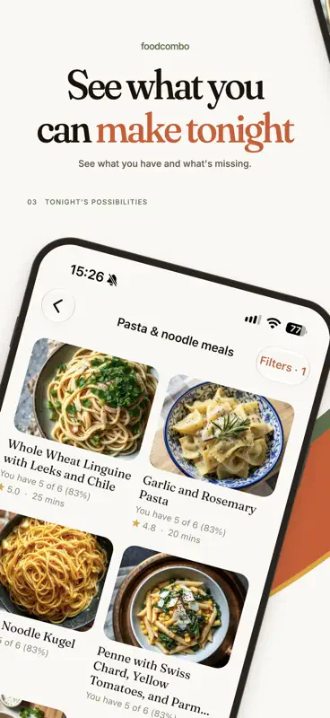 foodcombo: What Can I Make? screenshot 3 of 6
