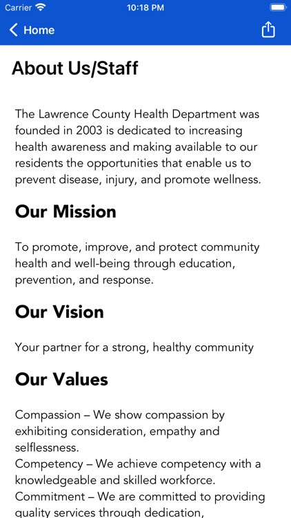 Lawrence County KY Health Dept