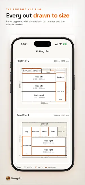 Sawgrid: Cut List Optimizer screenshot 1