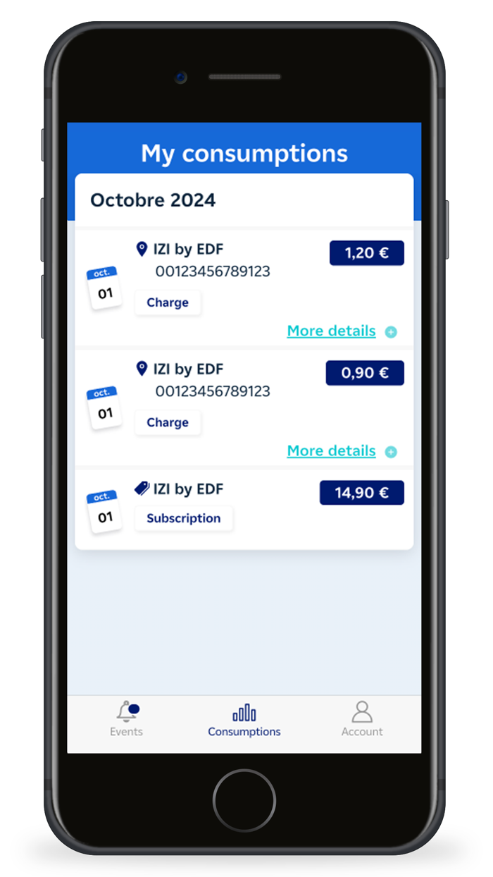 IZI by EDF charge service
