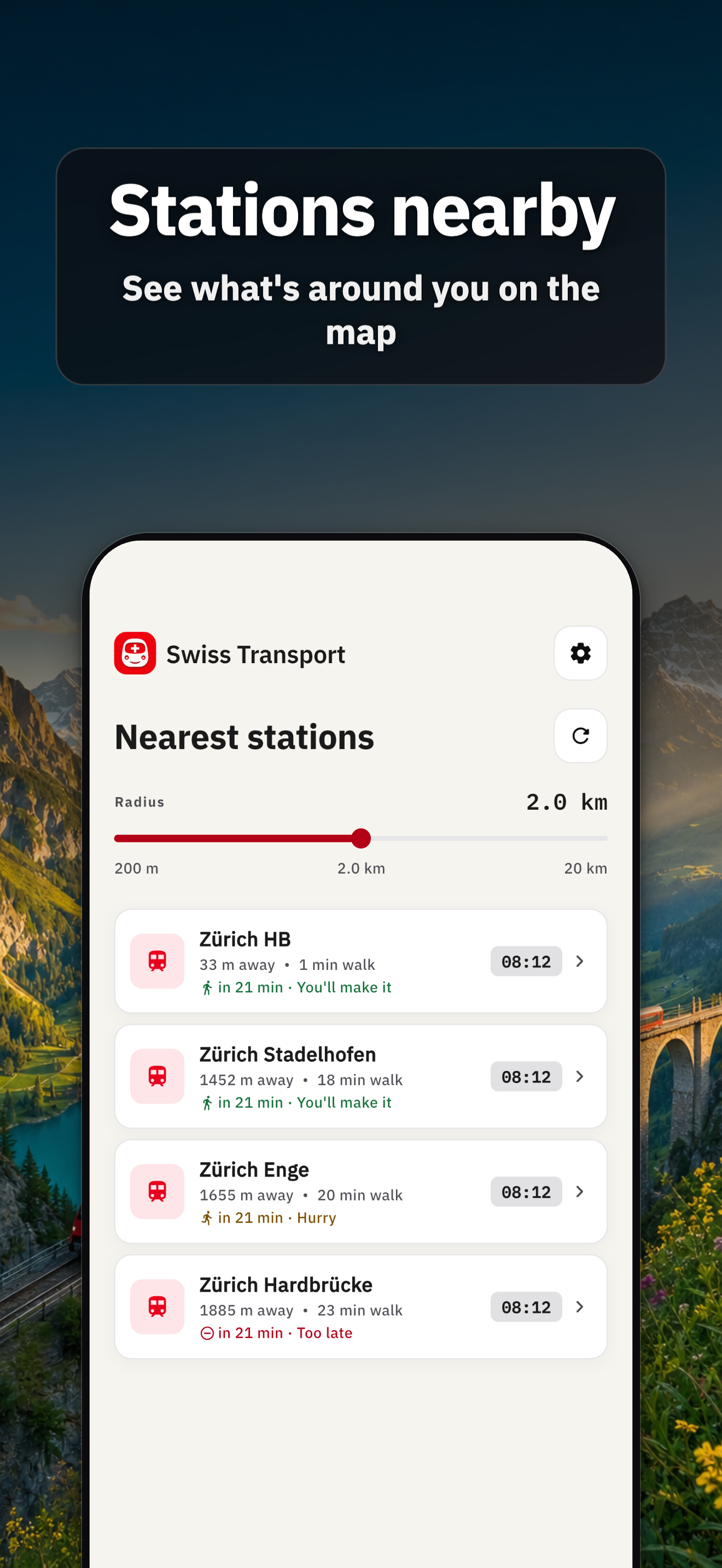 Swiss Transport: Timetable screenshot 8