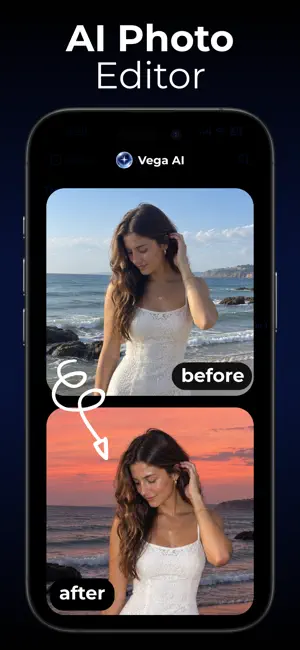 Vega AI: Photo & Video Editor screenshot 2