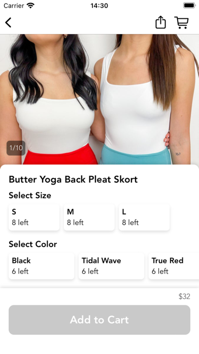 Mimosa Boutique Screenshot