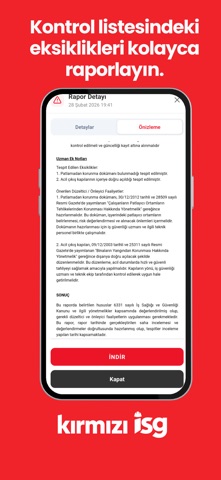 Kırmızı İSG App screenshot