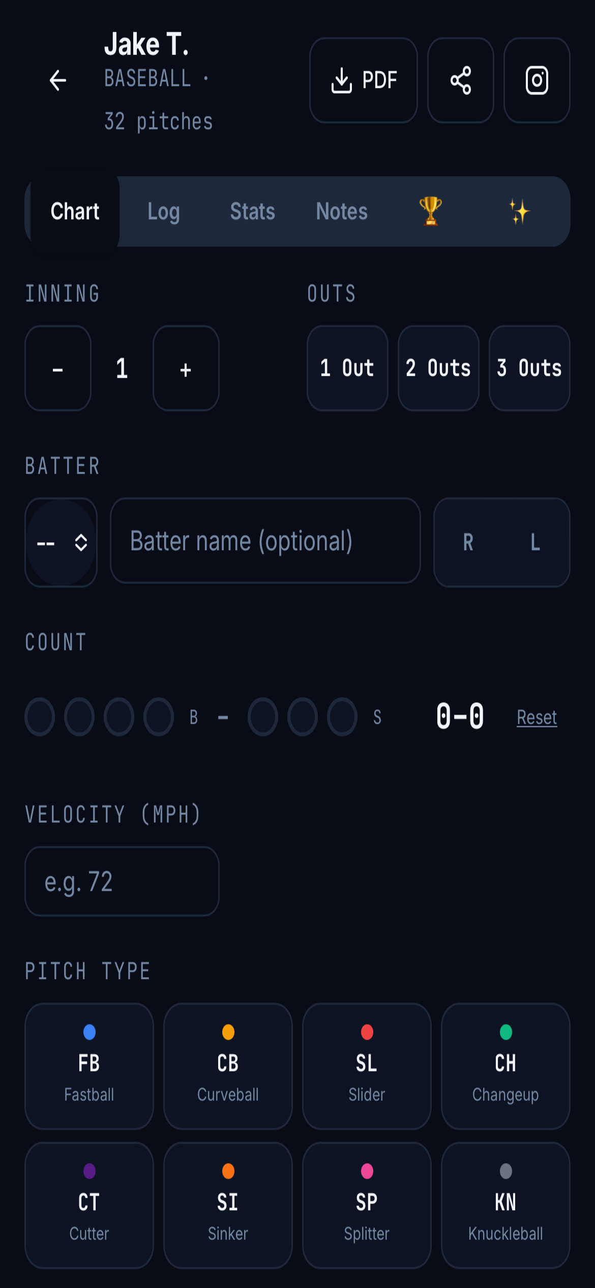 PitchZone Tracking
