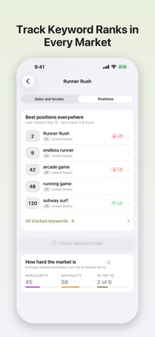 ASO Analytics: Rank Tracker Screenshot 3 of 10