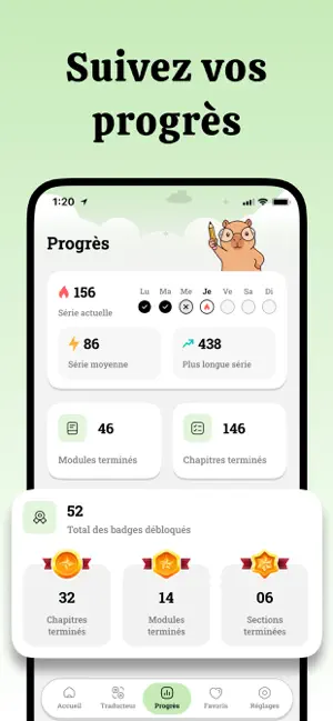 Apprendre l’anglais: CapyLearn screenshot 4