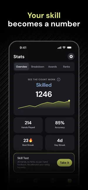 Blackjack Guru: Card Counting iPhone screenshot 3