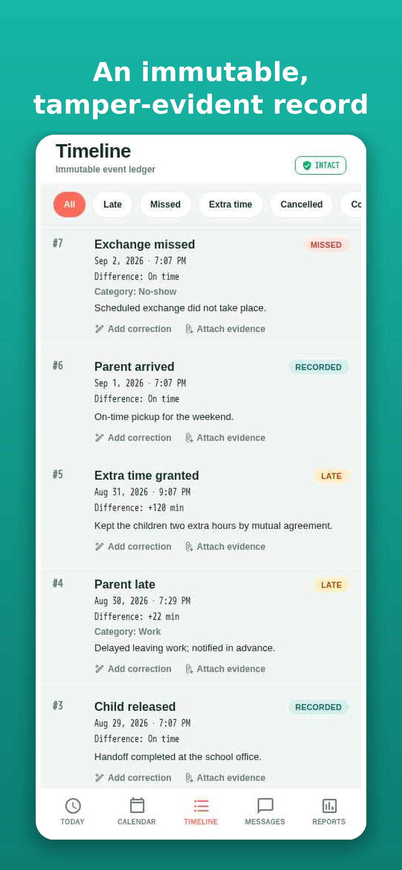 Screenshot 4 of Clockit Parents