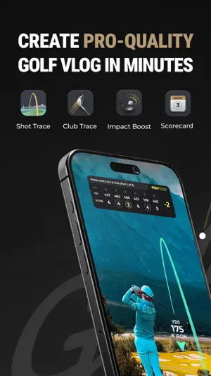 GolfCam: Golf Video Editor screenshot 1