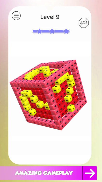 Tap Away 3d: cube puzzle