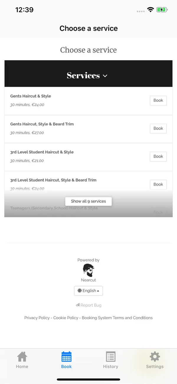 Screenshot #2 pour Johnnys Barber Shop