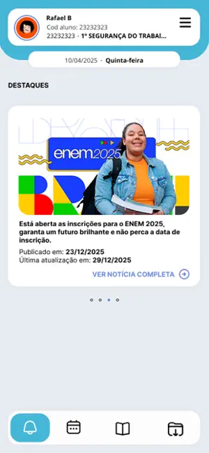 Minha Escola MG iPhone screenshot 2