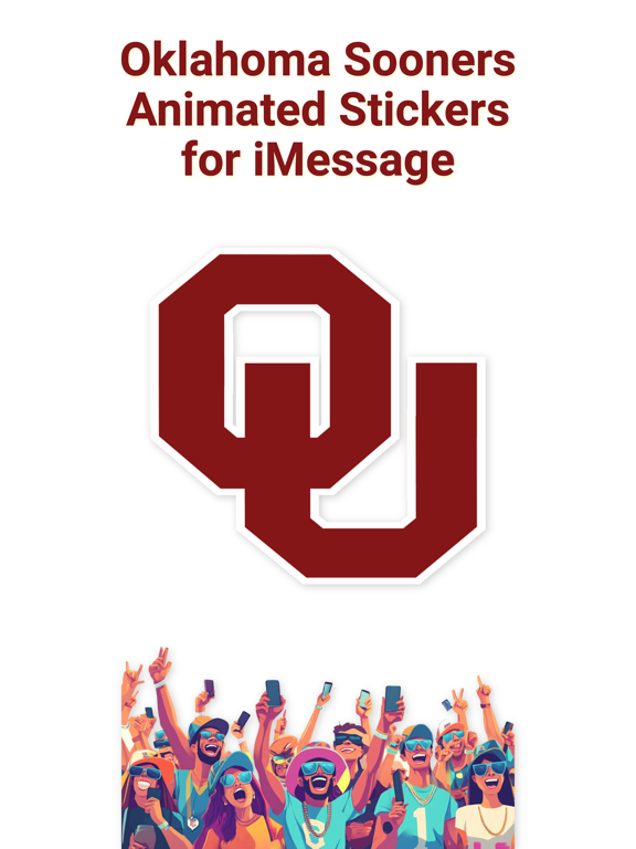 Screenshot #4 pour Sooners Sticker Pack 2024