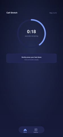 CrampCalm - Leg Cramp Relief iPhone screenshot