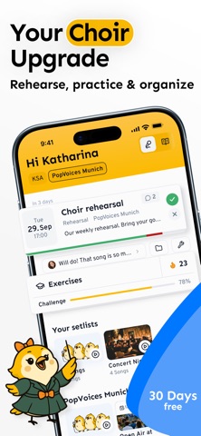 cori – Choir Practice App Screenshot 1 of 8