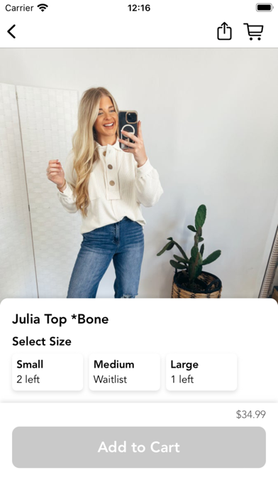 Grit & Grace Boutique Screenshot