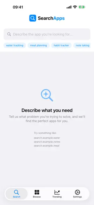 SearchApps screenshot 1