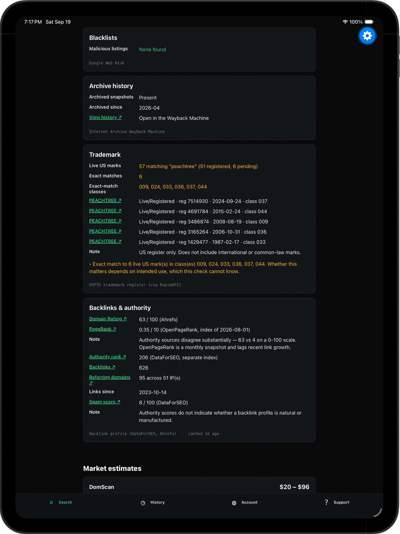 Screenshot 9 of Domainity