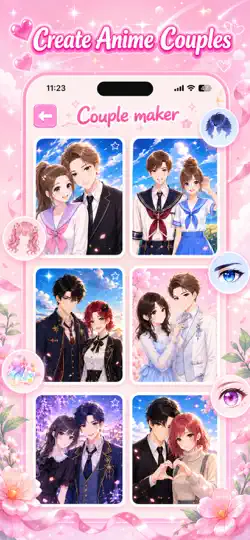 Captura de pantalla de Anime OC: Avatar Maker en iPhone 1