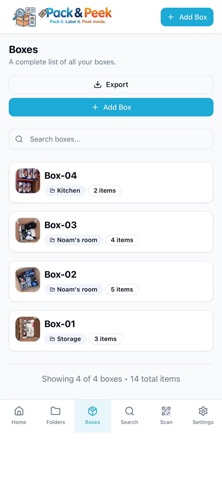 Pack & Peek screenshot