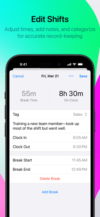 Punch Time Clock Screenshot 3 of 5