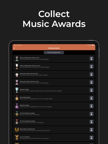 Music Superstar Career Tycoon iPad screenshot