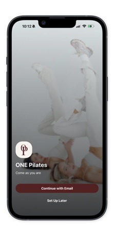 ONE Pilates App iPhone screenshot