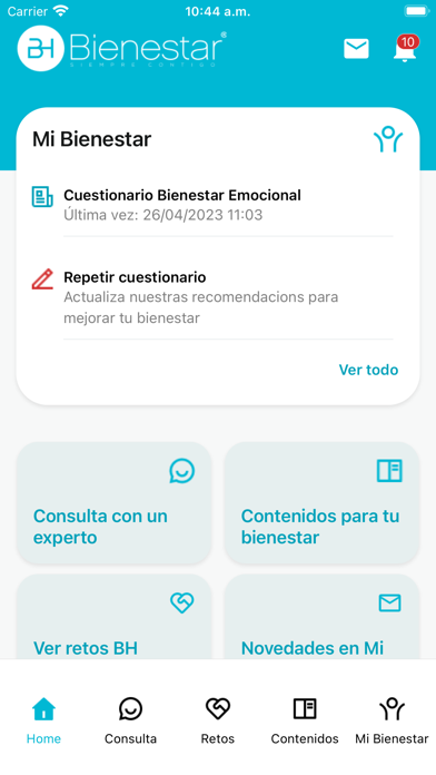 BH Bienestar Screenshot