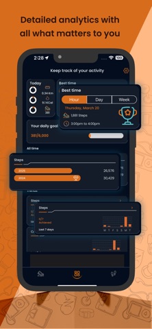 خطواتي iPhone screenshot