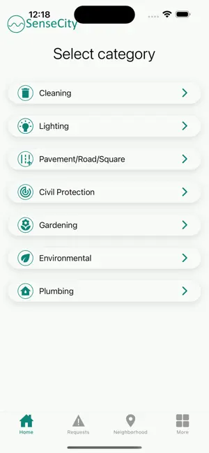 SenseCity screenshot 1