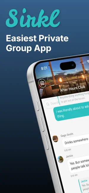 Sirkl - Private Groups screenshot 1