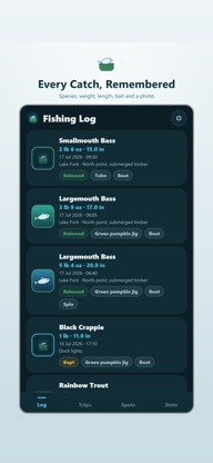 Fishing Log & Catch Tracker screenshot 1