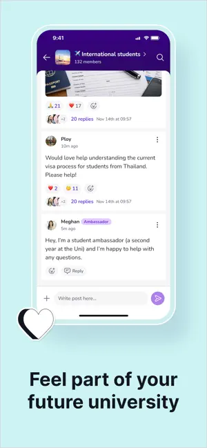 Unibuddy iPhone screenshot 4