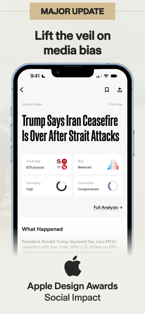 Screenshot #1 pour Ground News