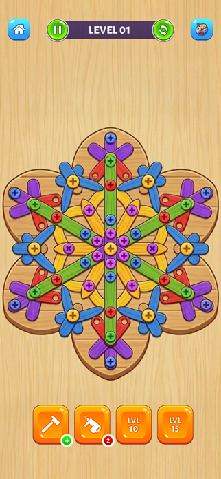 Screw Sort Logic Game Screenshot 5 of 8