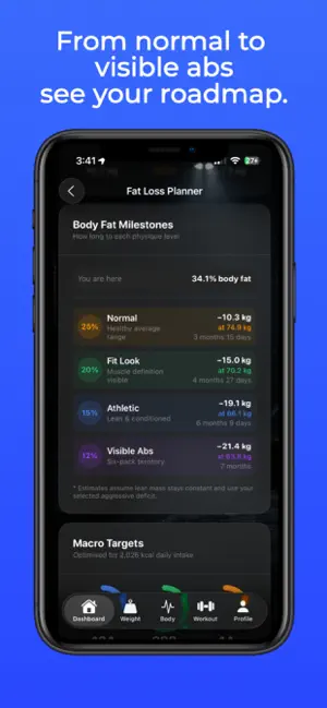 LeanTrack: Fat Loss Tracker screenshot 4