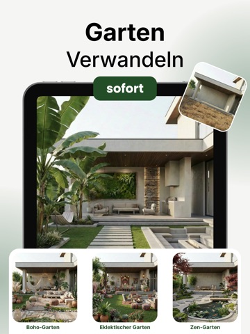 Garden AI: KI Garten Design iPad screenshot 2