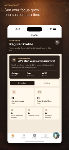 Cafe Pomodoro iPhone screenshot