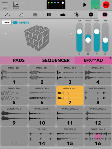 Dawnbeat - Sampler iPad screenshot