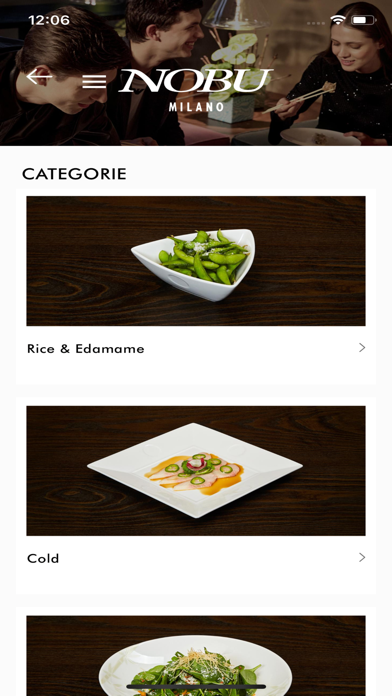 Nobu Milano Screenshot