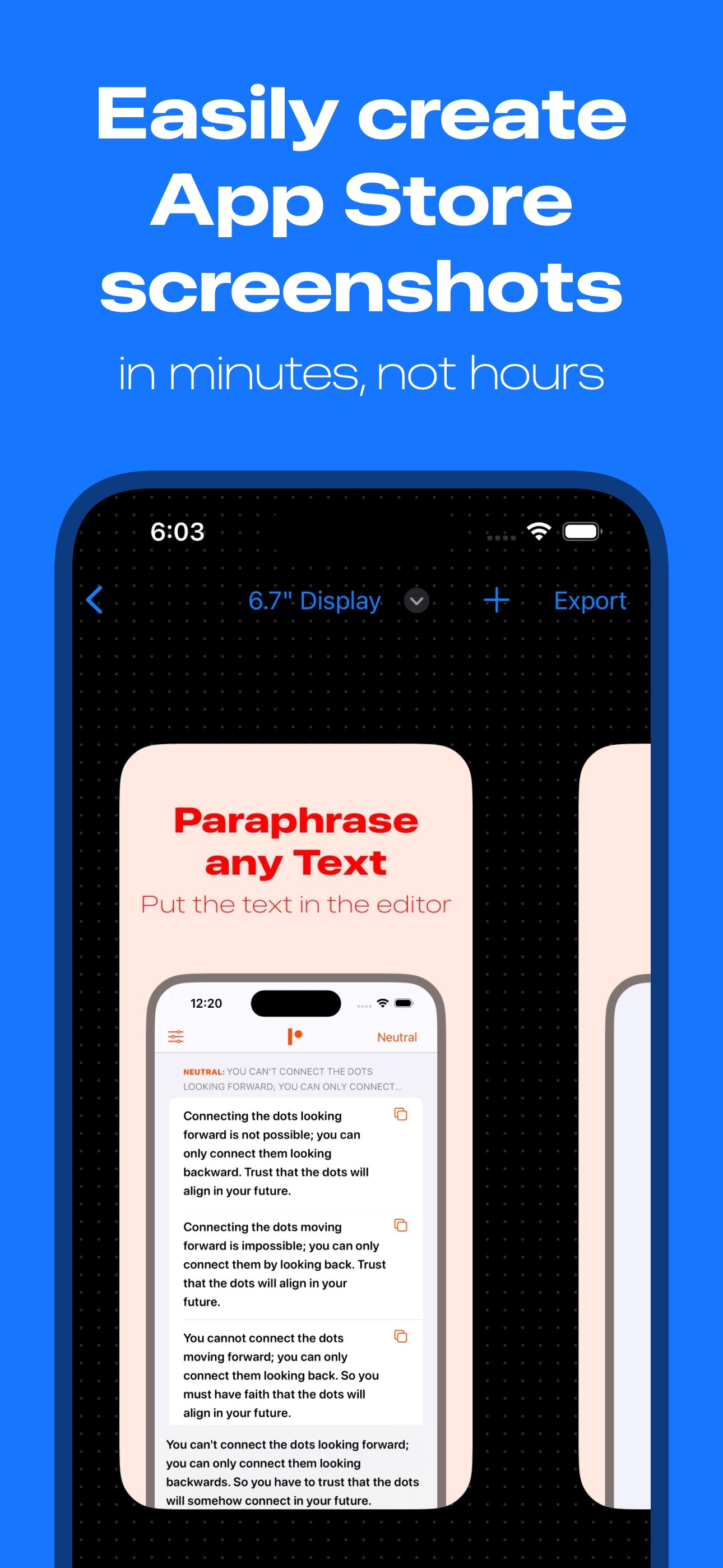 Screenshot Studio - App Mockup