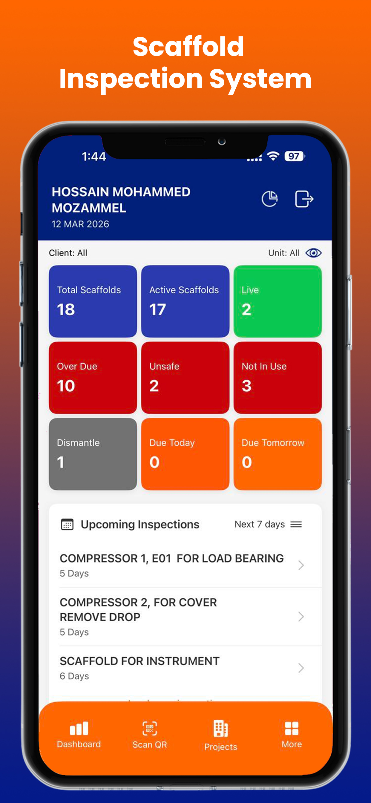 Scaffold Inspection System screenshot 2