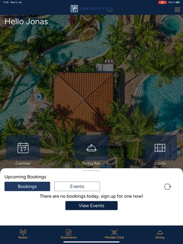 Naples Bay Club iPad screenshot