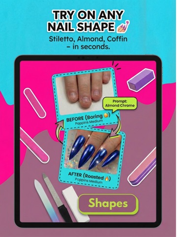 Nails AI: Virtual Try On Salon iPad screenshot