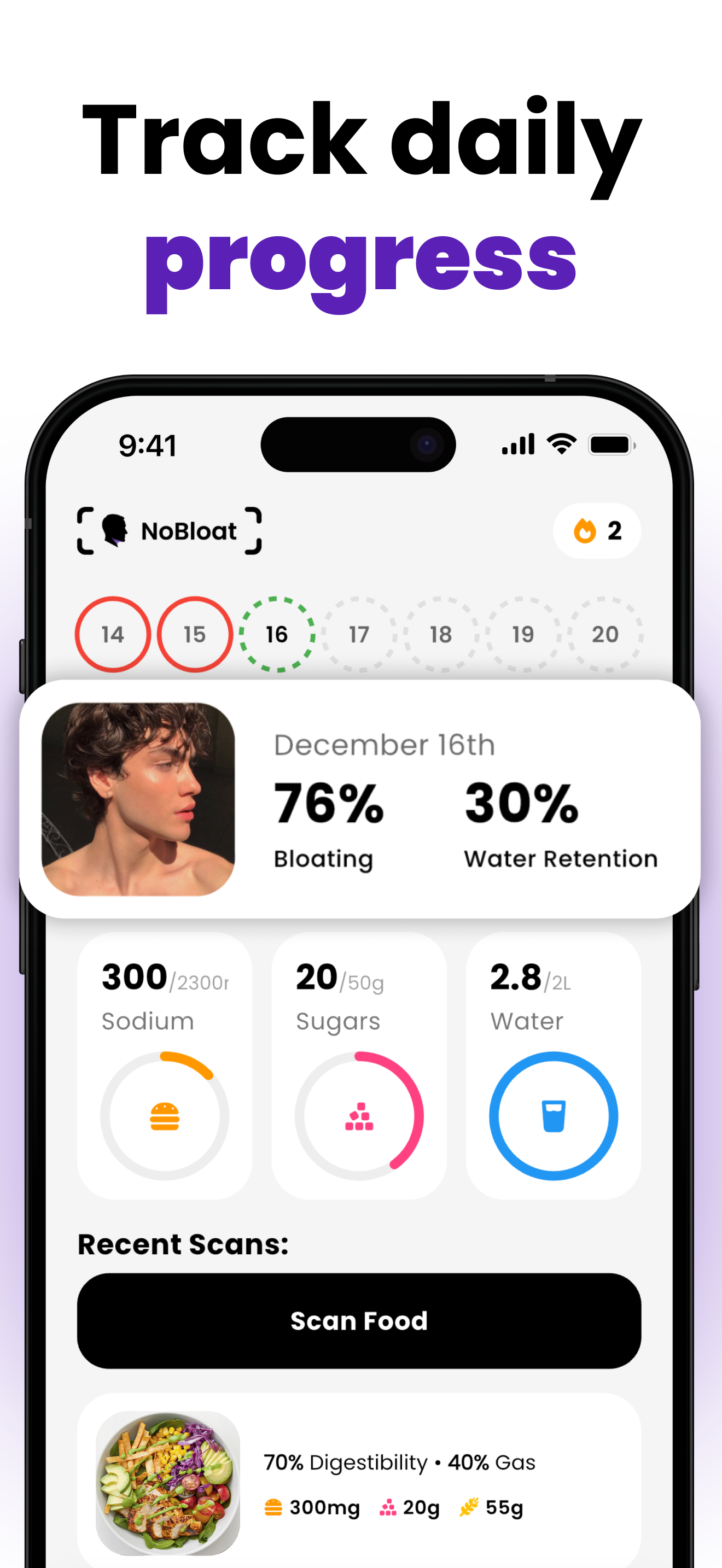 NoBloat: Face Depuff AI screenshot 2